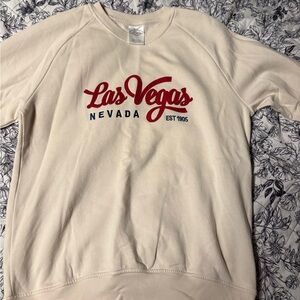 Las Vegas Cream Sweatshirt unisex